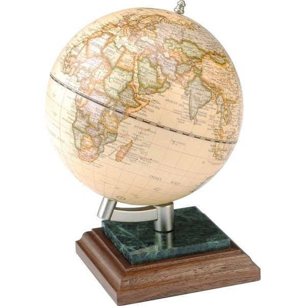 Глобус настільний горіх мармур 0927WPN Глобус настільний горіх мармур 0927WPN