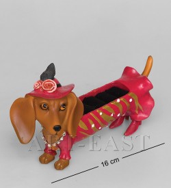 Держатель для колец Такса элегантная леди Держатель для колец Такса элегантная леди