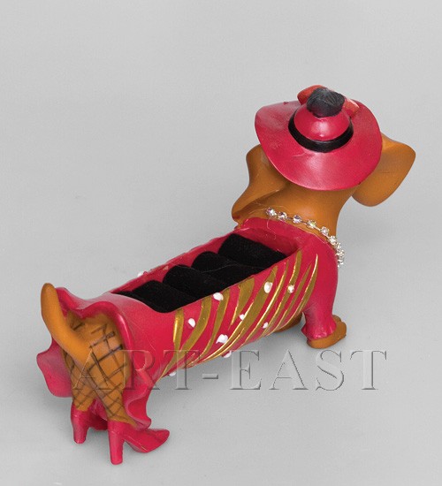 Держатель для колец Такса элегантная леди Держатель для колец Такса элегантная леди