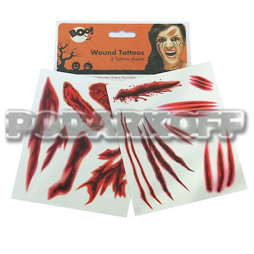 Переводная тату Шрамы Переводная тату Шрамы