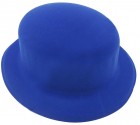 Шляпа Котелок Флок синий