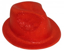 Капелюх дитячий Мафія блискуча червона Капелюх дитячий Мафія блискуча червона