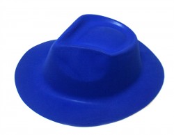 Шляпа Мужская флок синяя