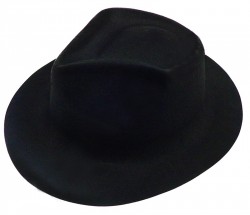 Капелюх Чоловічий флок чорний Капелюх Чоловічий флок чорний