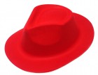 Шляпа Мужская флок красная 