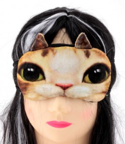 Маска для сна на глаза Кошка овал Маска для сна на глаза Кошка овал
