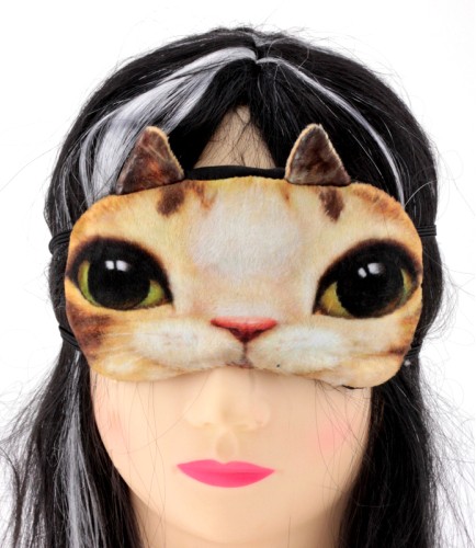Маска для сну на очі "Кішка овал " Маска для сну на очі "Кішка овал "