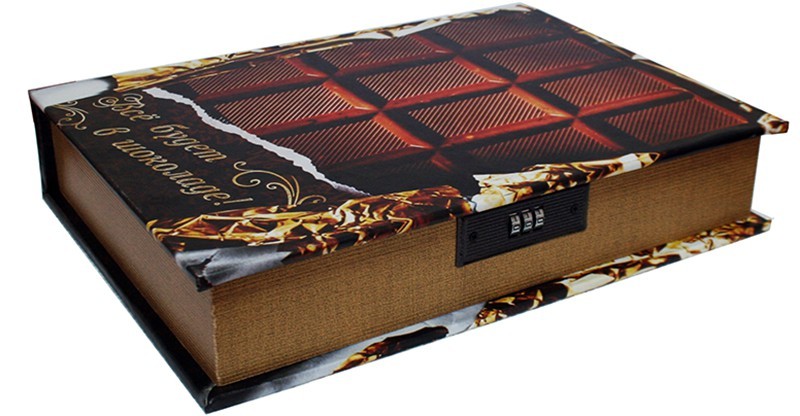 Скринька сейф " Шоколад " , середня Скринька сейф " Шоколад " , середня