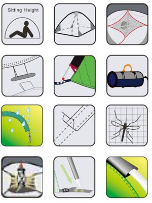 НАМІТКА KINGCAMP APOLLO LIGHT Yellow НАМІТКА KINGCAMP APOLLO LIGHT Yellow