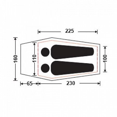 НАМІТКА KINGCAMP APOLLO LIGHT Yellow НАМІТКА KINGCAMP APOLLO LIGHT Yellow
