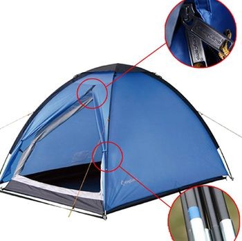 Намет KingCamp Family 3 3 KT3073 зеленая Намет KingCamp Family 3 3 KT3073 зеленая