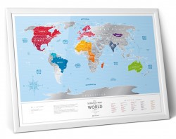    Travel Map Silver World 