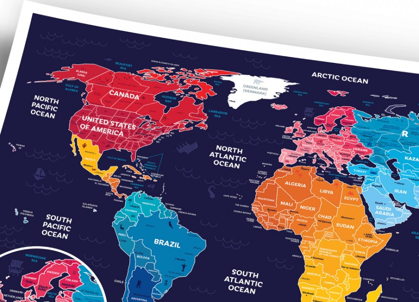    Travel Map Holiday World