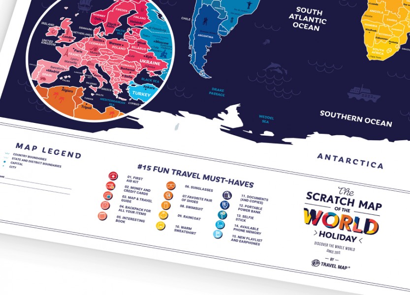    Travel Map Holiday World