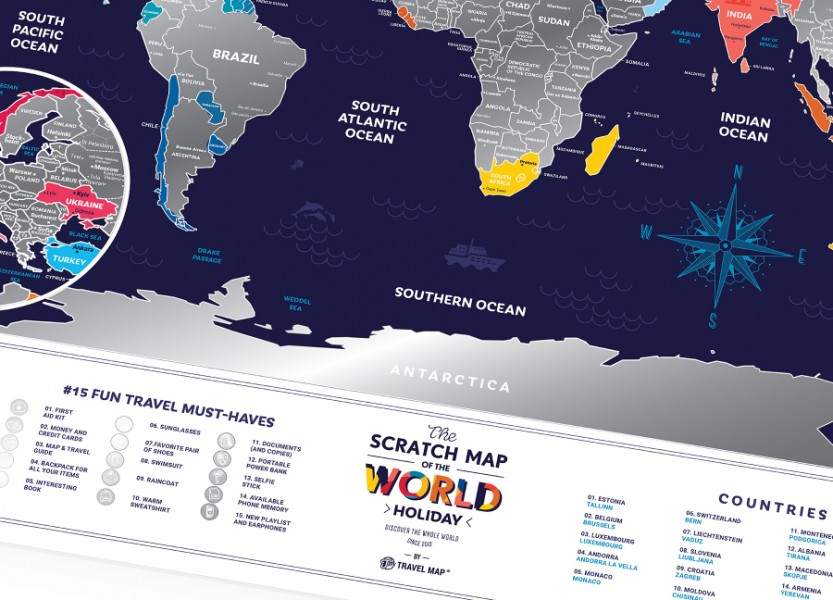    Travel Map Holiday World