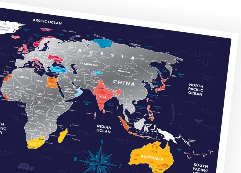    Travel Map Holiday World