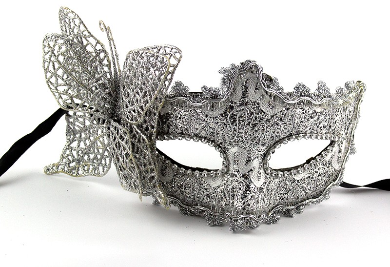 Венеціанська маска з метеликом , блиск Венеціанська маска з метеликом , блиск