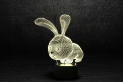 Детский ночник 3D "Кролик"