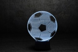 Яркий 3D светильник "Футбольный мяч"