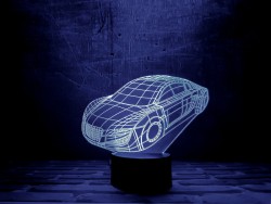 Яркий светильник с эффектом трехмерного изображения "Автомобиль" 