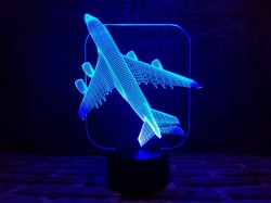 3D светильник ночник "Самолет"