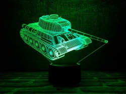 3D светильник  Танк