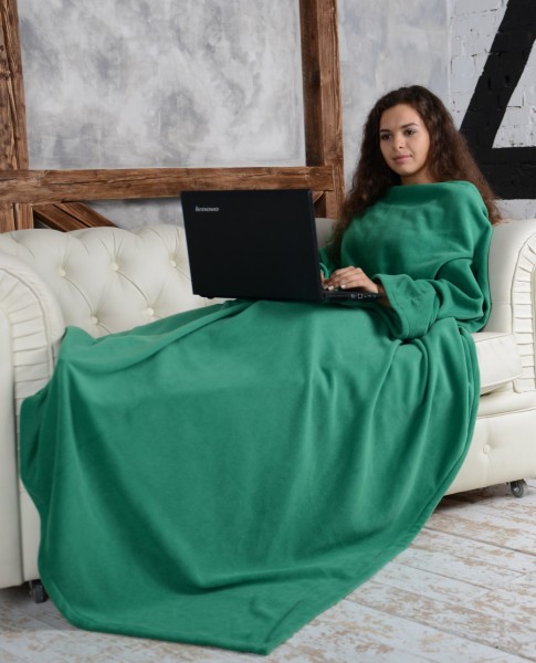 Плед із рукавами HOMELEY ORIGINAL XXl зелений Плед із рукавами HOMELEY ORIGINAL XXl зелений