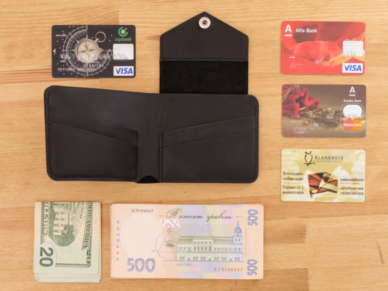 ПОРТМОНІ 4.2 (4 КИШЕНИ, КНОПКА) ГРАФІТ ПОРТМОНІ 4.2 (4 КИШЕНИ, КНОПКА) ГРАФІТ