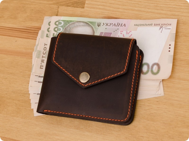 ПОРТМОНЕ 4.2 (4 КИШЕНИ, КНОПКА) ГОРІХ-АПЕЛЬСИН ПОРТМОНЕ 4.2 (4 КИШЕНИ, КНОПКА) ГОРІХ-АПЕЛЬСИН