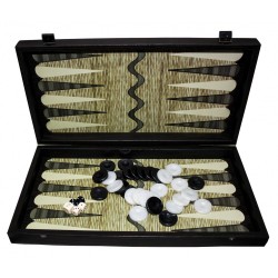 Нарди Manopoulos Дерево, колір венге, бамбукова хвиля візерунок 47.5 x 25 см Нарди Manopoulos Дерево, колір венге, бамбукова хвиля візерунок 47.5 x 25 см