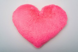 Подушка-сердце 50 см - розовая
