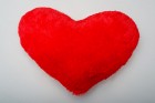Подушка-сердце 50 см - красная