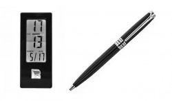 Набор часы портативные и ручка черная шариковая Pierre Cardin PR2607/N Набор часы портативные и ручка черная шариковая Pierre Cardin PR2607/N