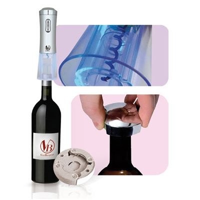 Електричний штопор "Компакт" із ножем для фольги Електричний штопор "Компакт" із ножем для фольги