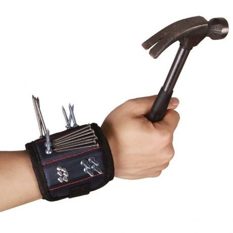 Магнітний браслет будівельника , синій Магнітний браслет будівельника , синій