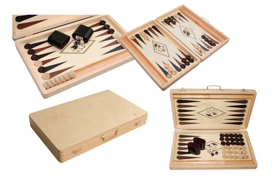 Нарди малі, світлий дуб Нарди малі, світлий дуб