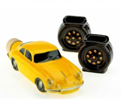 Коньячний набір - авто міні класик , жовтий, 3 предмети Коньячний набір - авто міні класик , жовтий, 3 предмети