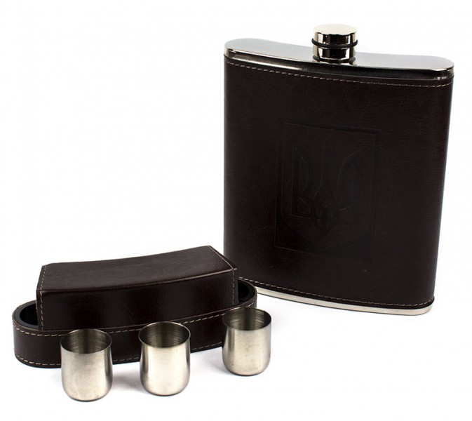 Фляга з чарками - Україна 4.0 Фляга з чарками - Україна 4.0