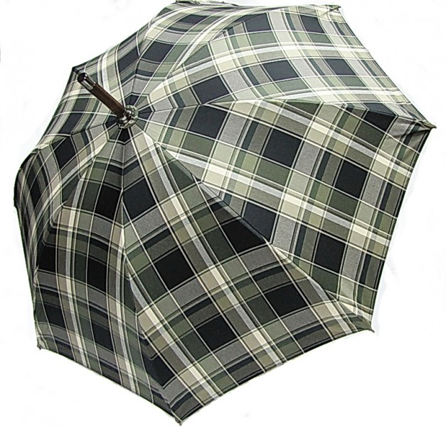 Парасолька-тростина Doppler 23645-2 механіка чорно-зелена клітина Парасолька-тростина Doppler 23645-2 механіка чорно-зелена клітина