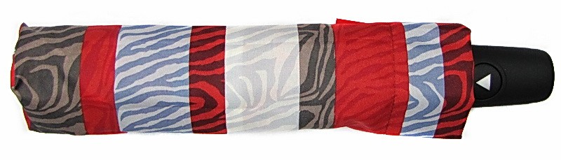 Парасолька складна Derby 7202165P-8 напівавтомат Червоні смужки Парасолька складна Derby 7202165P-8 напівавтомат Червоні смужки