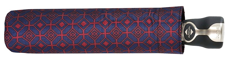 Парасолька складана Bugatti 74667 006BU повний автомат синьо-бордовий Парасолька складана Bugatti 74667 006BU повний автомат синьо-бордовий