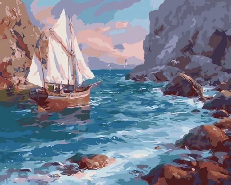 Картина по номерам Прибой Картина по номерам Прибой