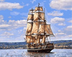 Картина за номерами Вітрильник Картина за номерами Вітрильник