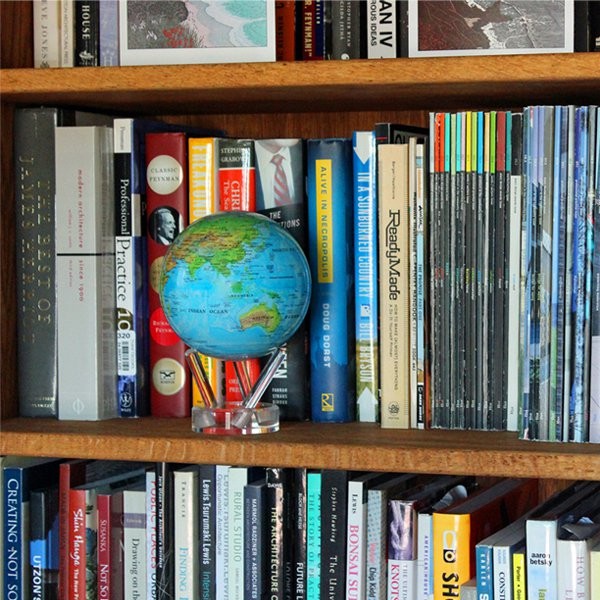 Глобус самообертовий Фізична карта Д=114, блакитна Глобус самообертовий Фізична карта Д=114, блакитна