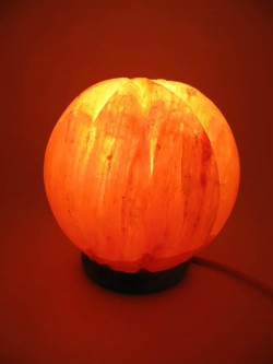 Соляная лампа (SL-33) Апельсин (d-14,h-15 см) (Гималайская соль)