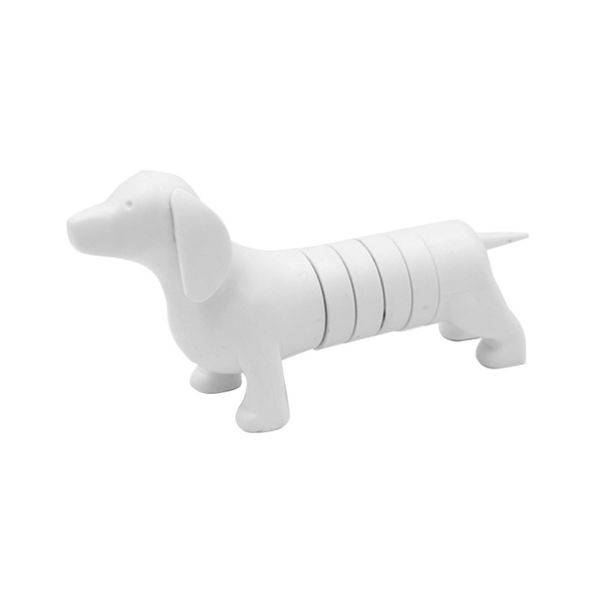 Магніт на холодильник Такса Білий Магніт на холодильник Такса Білий