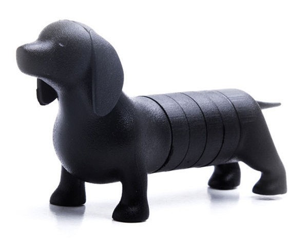 Магніт на холодильник Такса Чорний Магніт на холодильник Такса Чорний