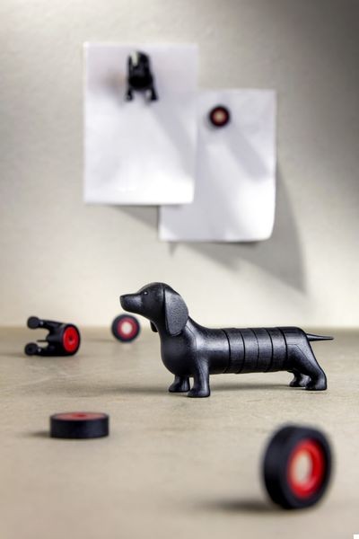 Магніт на холодильник Такса Чорний Магніт на холодильник Такса Чорний