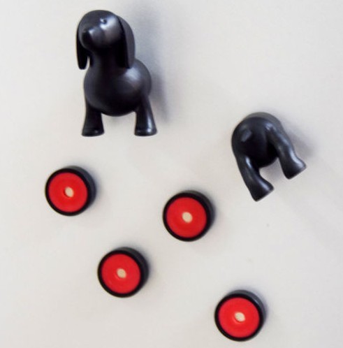 Магніт на холодильник Такса Чорний Магніт на холодильник Такса Чорний