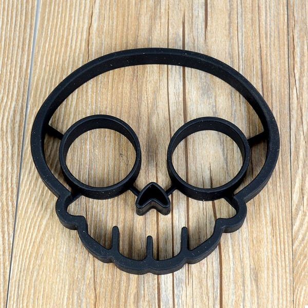 Форма для смаження яєць Череп Чорний Форма для смаження яєць Череп Чорний